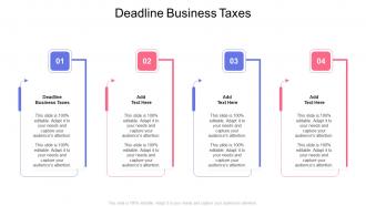 Deadline Business Taxes In Powerpoint And Google Slides Cpb