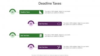 Deadline Taxes In Powerpoint And Google Slides Cpb