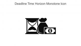 Deadline Time Horizon Monotone Icon In Powerpoint Pptx Png And Editable Eps Format