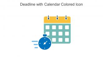 Deadline With Calendar Colored Icon In Powerpoint Pptx Png And Editable Eps Format