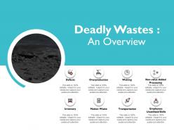 Deadly Wastes An Overview Transportation Growth Ppt Powerpoint Presentation Show Grid