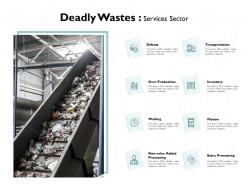 Deadly wastes services sector extra processing ppt powerpoint presentation file picture