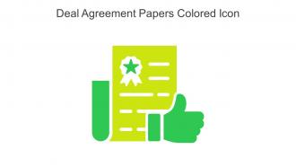 Deal Agreement Papers Colored Icon In Powerpoint Pptx Png And Editable Eps Format
