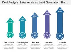 Deal analysis sales analytics lead generation site conversion