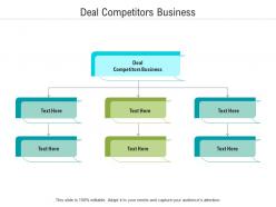Deal competitors business ppt powerpoint presentation show designs download cpb