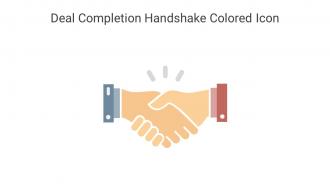 Deal Completion Handshake Colored Icon In Powerpoint Pptx Png And Editable Eps Format