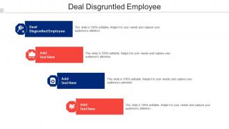 Deal Disgruntled Employee Ppt Powerpoint Presentation Show Demonstration Cpb
