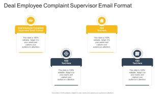 Deal Employee Complaint Supervisor Email Format In Powerpoint And Google Slides Cpb