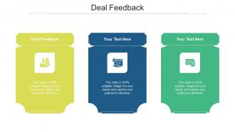 Deal feedback ppt powerpoint presentation icon introduction cpb