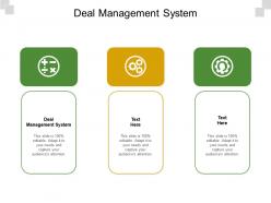 Deal management system ppt powerpoint presentation slides example introduction cpb
