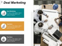 Deal marketing ppt powerpoint presentation infographic template professional cpb