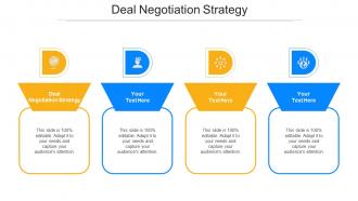 Deal Negotiation Strategy Ppt Powerpoint Presentation Portfolio Pictures Cpb