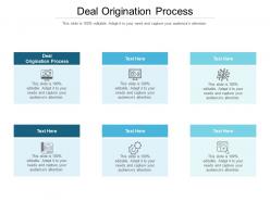 Deal origination process ppt powerpoint presentation ideas gridlines cpb