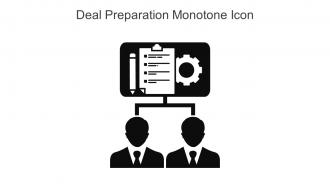 Deal Preparation Monotone Icon In Powerpoint Pptx Png And Editable Eps Format
