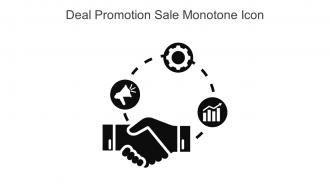 Deal Promotion Sale Monotone Icon In Powerpoint Pptx Png And Editable Eps Format