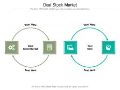 Deal stock market ppt powerpoint presentation portfolio diagrams cpb