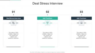 Deal Stress Interview In Powerpoint And Google Slides Cpb