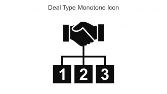 Deal Type Monotone Icon In Powerpoint Pptx Png And Editable Eps Format