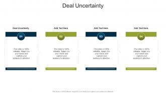 Deal Uncertainty In Powerpoint And Google Slides Cpb