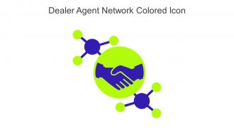 Dealer Agent Network Colored Icon In Powerpoint Pptx Png And Editable Eps Format