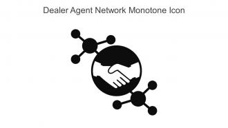 Dealer Agent Network Monotone Icon In Powerpoint Pptx Png And Editable Eps Format