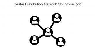Dealer Distribution Network Monotone Icon In Powerpoint Pptx Png And Editable Eps Format