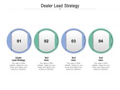 Dealer lead strategy ppt powerpoint presentation inspiration sample cpb