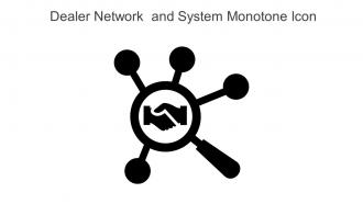 Dealer Network And System Monotone Icon In Powerpoint Pptx Png And Editable Eps Format