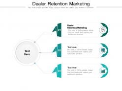 Dealer retention marketing ppt powerpoint presentation ideas show cpb