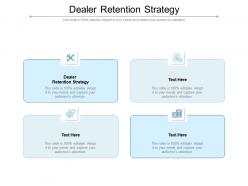 Dealer retention strategy ppt powerpoint presentation inspiration slideshow cpb
