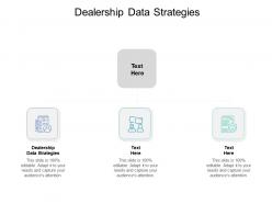 Dealership data strategies ppt powerpoint presentation portfolio example cpb