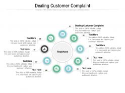Dealing customer complaint ppt powerpoint presentation summary clipart cpb