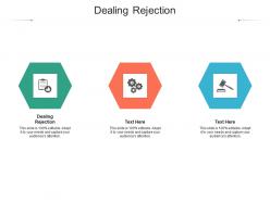 Dealing rejection ppt powerpoint presentation file background image cpb