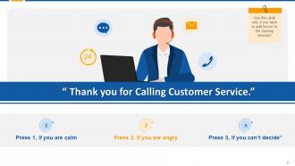 Dealing with Difficult Customers Training Module on Customer Service Edu Ppt
