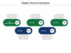 Deals home insurance ppt powerpoint presentation show professional cpb