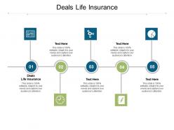 Deals life insurance ppt powerpoint presentation show maker cpb