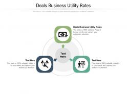 Deals on business utility rates ppt powerpoint presentation gallery infographics cpb