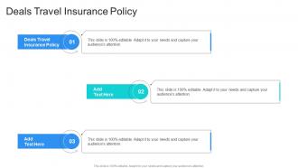 Deals Travel Insurance Policy In Powerpoint And Google Slides Cpb