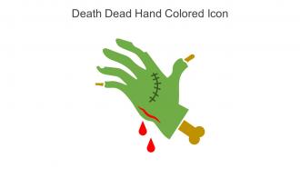 Death Dead Hand Colored Icon In Powerpoint Pptx Png And Editable Eps Format