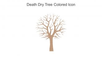 Death Dry Tree Colored Icon In Powerpoint Pptx Png And Editable Eps Format