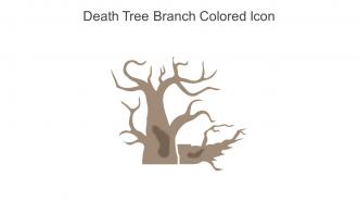 Death Tree Branch Colored Icon In Powerpoint Pptx Png And Editable Eps Format