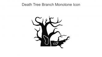 Death Tree Branch Monotone Icon In Powerpoint Pptx Png And Editable Eps Format