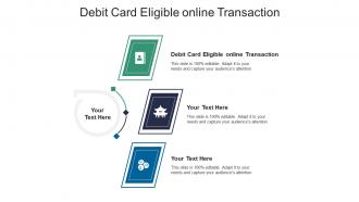 Debit card eligible online transaction ppt powerpoint presentation infographics example topics cpb