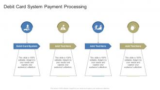 Debit Card System Payment Processing In Powerpoint And Google Slides Cpb