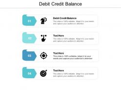 Debit credit balance ppt powerpoint presentation infographics brochure cpb