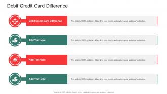 Debit Credit Card Difference In Powerpoint And Google Slides Cpb