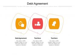 Debt agreement ppt powerpoint presentation show shapes cpb