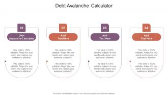 Debt Avalanche Calculator In Powerpoint And Google Slides Cpb
