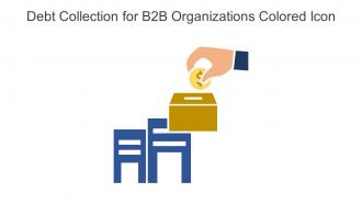 Debt Collection For B2b Organizations Colored Icon In Powerpoint Pptx Png And Editable Eps Format