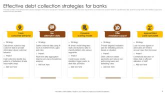 Debt Collection Strategies Powerpoint PPT Template Bundles Customizable Interactive